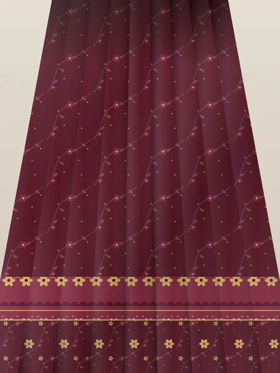 Georgette Embroidered Saree — image 2