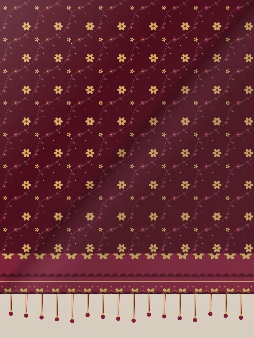 Georgette Embroidered Saree — image 3