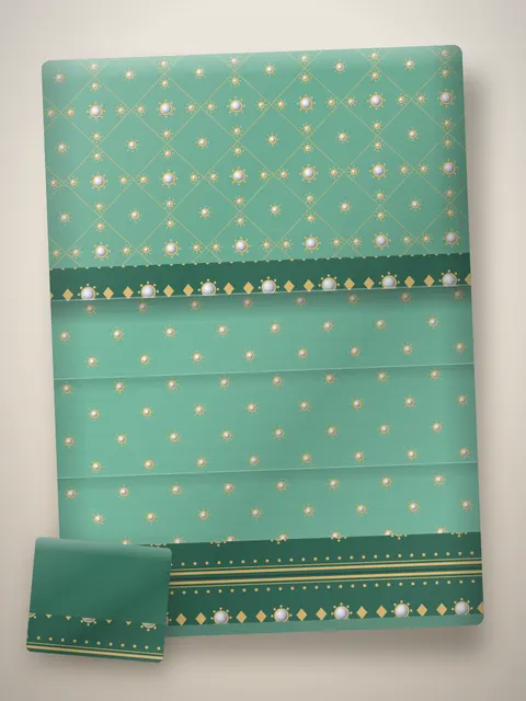 Mirrorwork Chiffon Saree