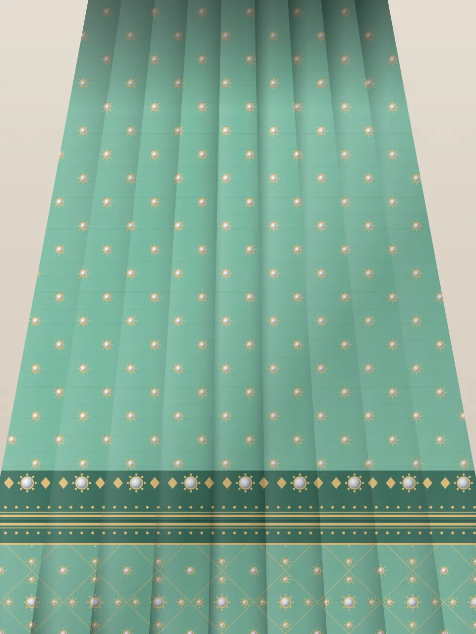 Mirrorwork Chiffon Saree — image 2