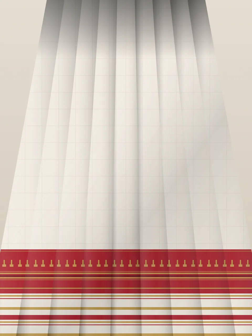 Zari Border Cotton Saree — image 2